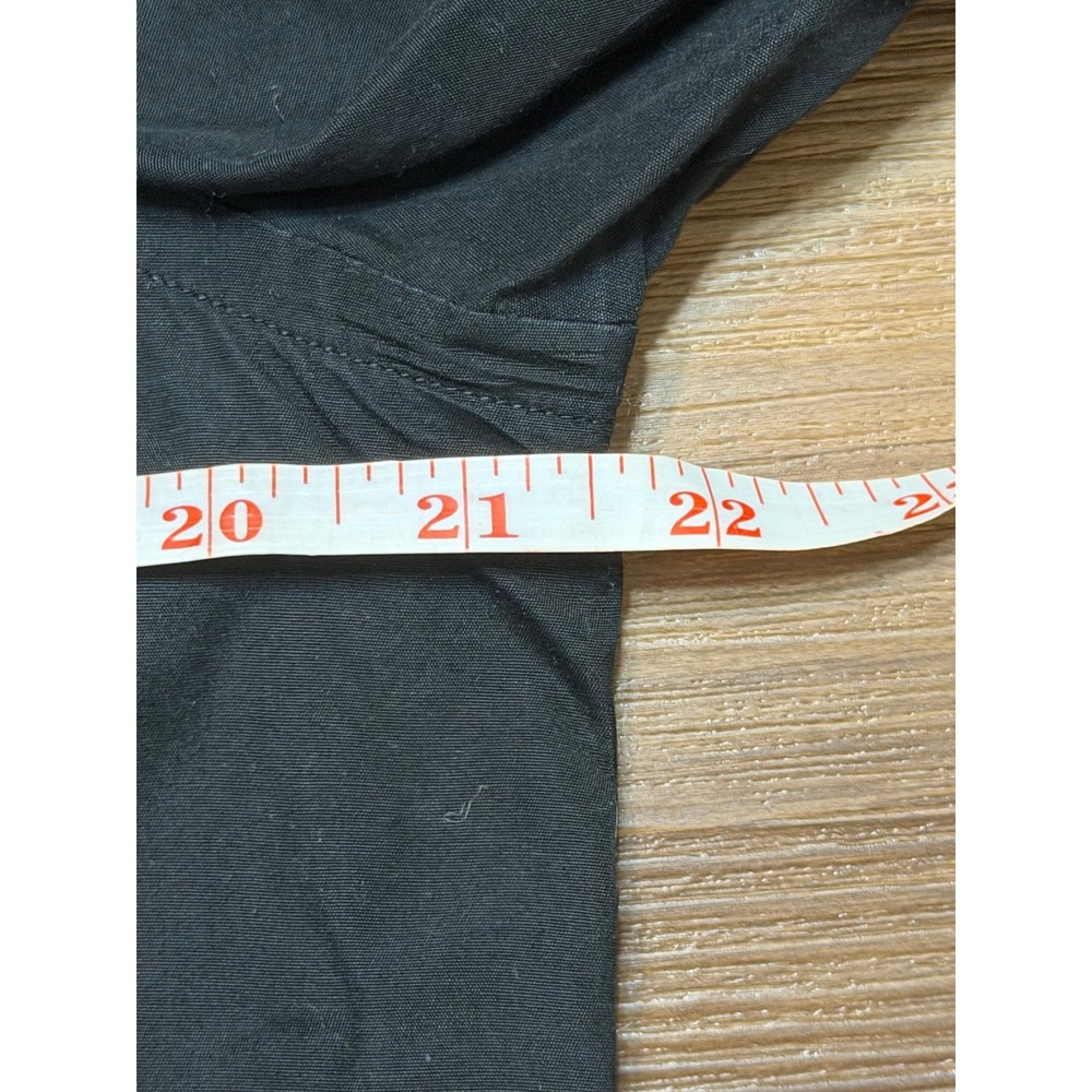 Burberry London Mens Tailored Fit Button Down Shirt Black Long Sleeve Sz 16-41 R - Picture 6 of 11